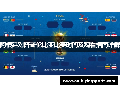 阿根廷对阵哥伦比亚比赛时间及观看指南详解